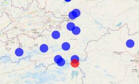 На кыргызско-таджикской границе утром произошло землетрясение силой около 3,5 балла