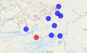 В Таджикистане произошло землетрясение силой около 4 баллов, толчки ощущались и в Кыргызстане