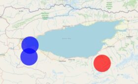 В Иссык-Кульской области днем произошло землетрясение силой около 3 баллов