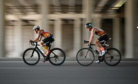 В Бишкеке прошли соревнования по дуатлону среди любителей и профессионалов