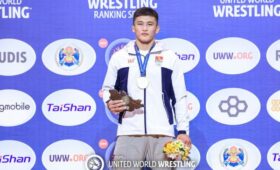 Асан Жанышов завоевал золотую медаль на рейтинговом турнире по греко-римской борьбе