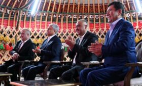 Председатели парламентов Кыргызстана, Казахстана, России и Таджикистана посетили природный парк «Ала-Арча»