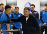 Президент КФС Камчыбек Ташиев посетил сборы национальной сборной по футболу