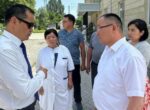 Глава Минздрава посетил ЦОВП Узгенского района