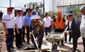 На Иссык-Куле строят новые здания милиции в рамках масштабной реформы МВД