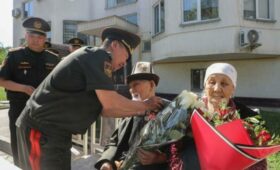 Минобороны Кыргызстана поздравило ветеранов Великой Отечественной войны