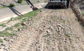 После селя в Аксыйском районе очищают канал «Итагар»