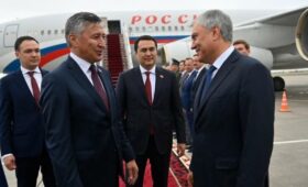 В Кыргызстан прибыл председатель Госдумы РФ Вячеслав Володин