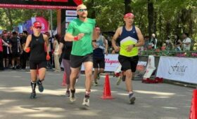 В Бишкеке впервые прошёл экстремальный забег с препятствиями Baatyr Race