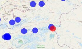 Близ кыргызско-таджикской границы днем произошло землетрясение силой 5 баллов