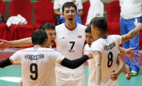 Сборная Кыргызстана по волейболу готовится к Лиге Наций в Узбекистане