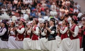 В Бишкеке торжественно открыт обновлённый спортивный комплекс «Алга»