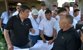 В жилмассиве Жер-Ынтымагы прошла встреча по вопросу земельной амнистии