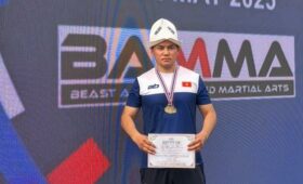 Сотрудник 9-й службы ГКНБ завоевал золотую медаль кубка мира по грэпплингу