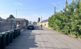 В жилмассиве Балбан-Таймаш обновили инфраструктуру улицы Кумушбека Сейдесанова