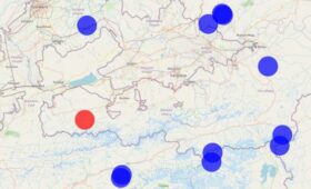 В Баткенской области ночью произошло землетрясение силой 3,5 балла