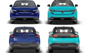 Новый кроссовер Nissan Leaf: показаны «простые» версии