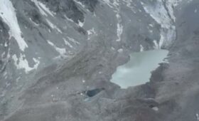 Прорыв дамбы высокогорного озера Такыр-Төр: эвакуированы 950 человек, разрушен мост между сёлами Чуйской области