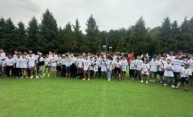 На Иссык-Куле прошел забег, приуроченный к Международному олимпийскому дню. Фото