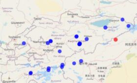 Близ кыргызско-китайской границы произошло землетрясение силой 3,5 балла