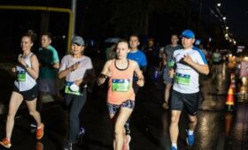 Ночной забег в Бишкеке собрал 3000 участников из 25 стран