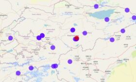 В Кыргызстане сегодня зарегистрировано три землетрясения