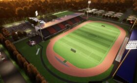 В Таласе строят стадион на 5000 мест