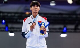 Нурхан Самидинов завоевал бронзовую медаль по тхэквондо на Всемирной летней Универсиаде в Германии