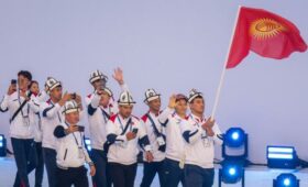 Спортсмены из Кыргызстана на церемонии открытия Всемирной Универсиады. Видео