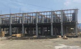 В Таласе идет строительство Перинатального центра и капремонт областной больницы