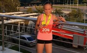 Валерия Минадирова заняла 1 место на забеге в Алматы