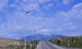 В селе Миң-Булак внедрено  уличное освещение на солнечных панелях