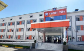 Новое здание роддома за 220 млн сомов построили в городе Жалал-Абад — его открыли с участием президента