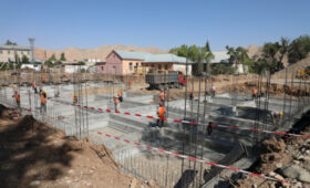 Камчыбек Ташиев проверил строительство Центра творческих инициатив в Нарыне