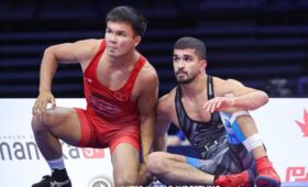 Борцы из Кыргызстана тренируются вместе со сборной России