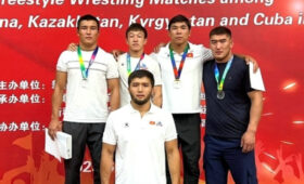 Кыргызстанские борцы выиграли четыре медали на международном турнире в КНР