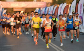 В Бишкеке прошёл Bishkek Snow Leopard Run