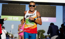 Илья Тяпкин занял 2 место на марафоне в Алматы