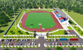Как будет выглядеть центральный стадион Кочкорского района после реконструкции? Эскизы