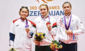 Две кыргызстанские спортсменки завоевали серебро по вольной борьбе на III Играх СНГ