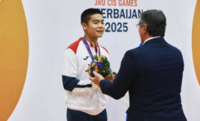 Эрлан Акылбек уулу завоевал серебряную медаль по каратэ на III Играх СНГ