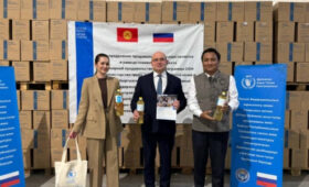Россия передала на юг Кыргызстана 121 тонну растительного масла