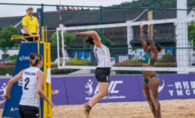 Кыргызстанки завершили выступление на ЧМ по пляжному волейболу