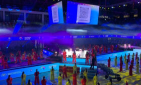 В Бишкеке после реконструкции открыли малую арену стадиона им.Дөлөна Өмүрзакова, теперь она называется «Жаштык»