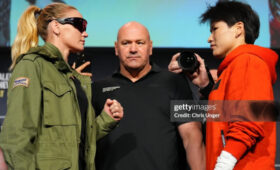 UFC 322: Битва взглядов Валентины Шевченко и Вейли Жанг. Видео