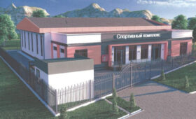 В городе Таш-Кумыр строится новый борцовский зал