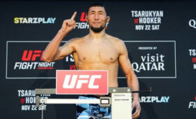 UFC: Мыктыбек Оролбай уулу сделал вес. Видео