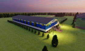 В 3 мкр города Токмок продолжается строительство нового спорткомплекса