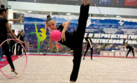 В Бишкеке началось первенство по художественной гимнастике