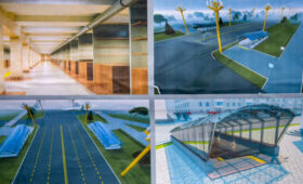 В Бишкеке приступили к строительству современных остановок и переходов